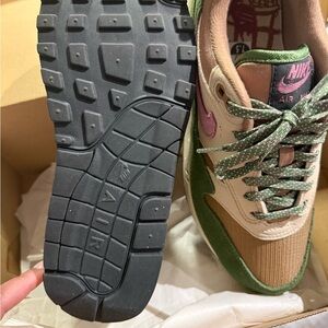 Nike Air Max Sneakers in Green and Purple